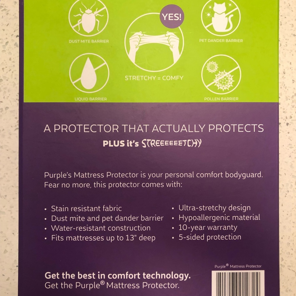 Purple Mattress Protector - Picture 4 of 4